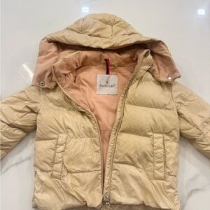 Moncler Kids Beige Puffer Jacket